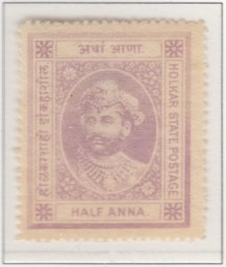 Indore 1/2 Anna Dull Mauve Thin Paper